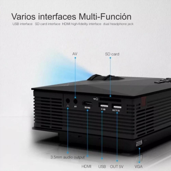 Video Beam Proyector Wifi Led 1800